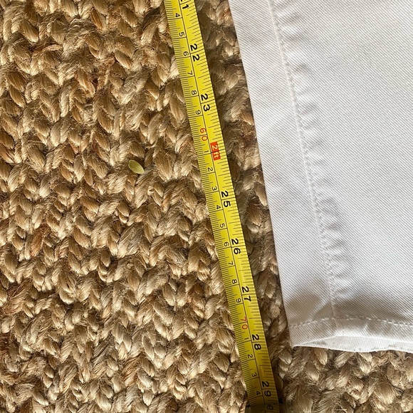 MOTHER The Looker -glass slipper women’s skinny stretch jeans white - Picture 12 of 12